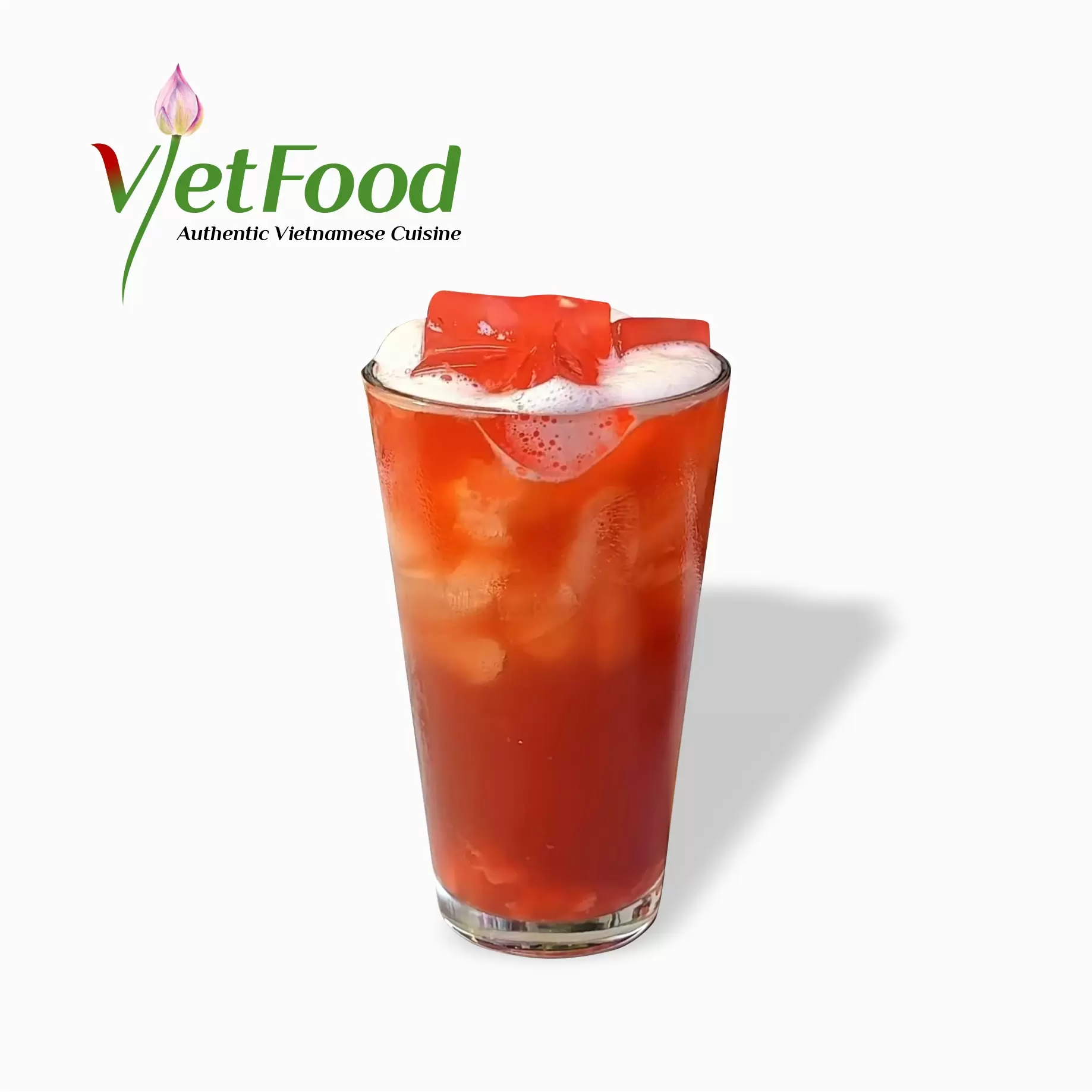 13. Rose Lychee Jelly Tea - Trà Thạch Vải Hoa Hồng