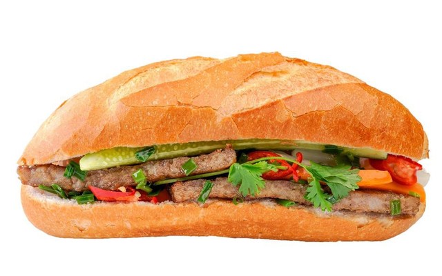 43. GRILLED PORK SAUSAGE SANDWICH - Bánh Mì Nem Nướng
