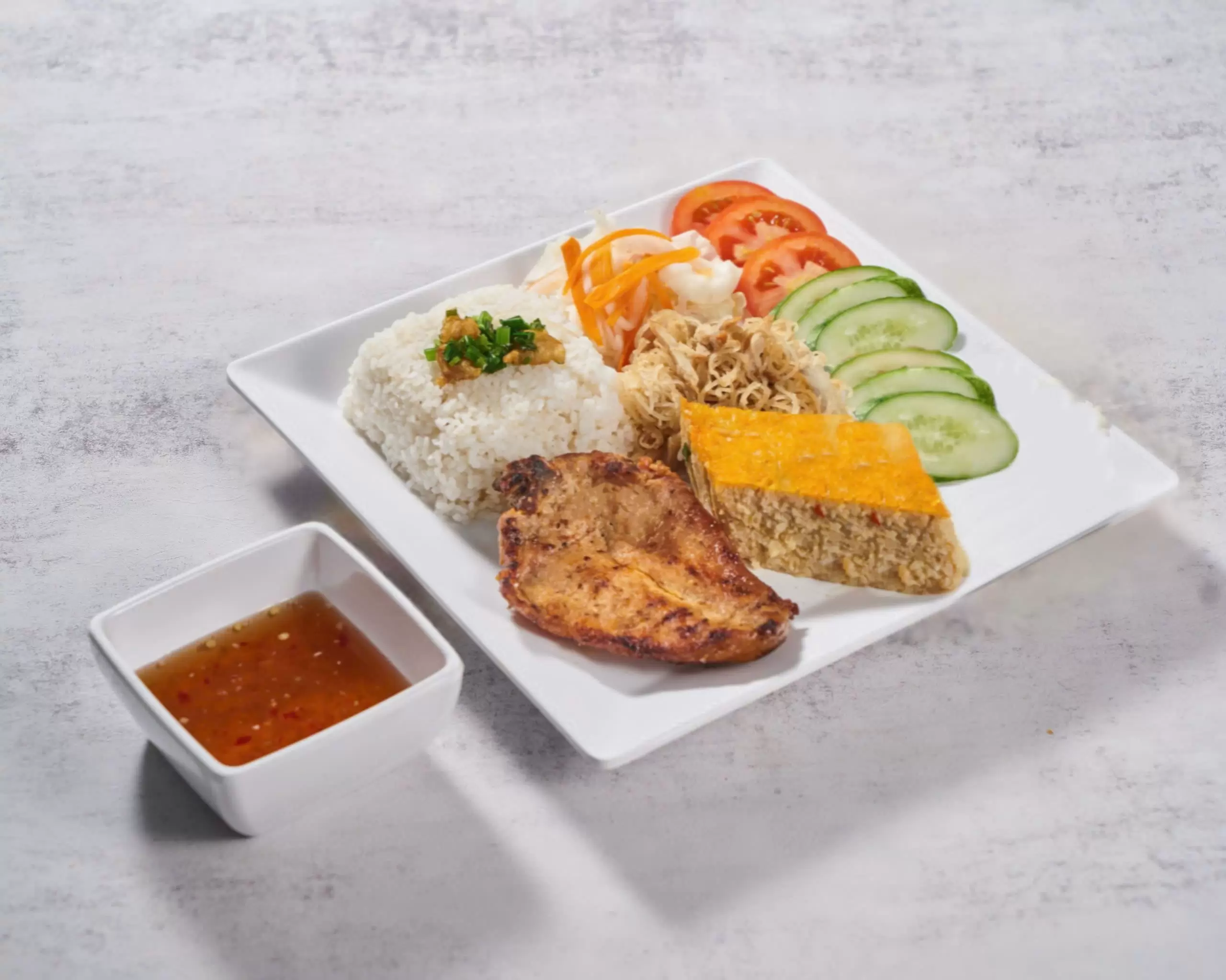  24. REGULAR BBQ PORK - Cơm Sườn, Bì, Chả 