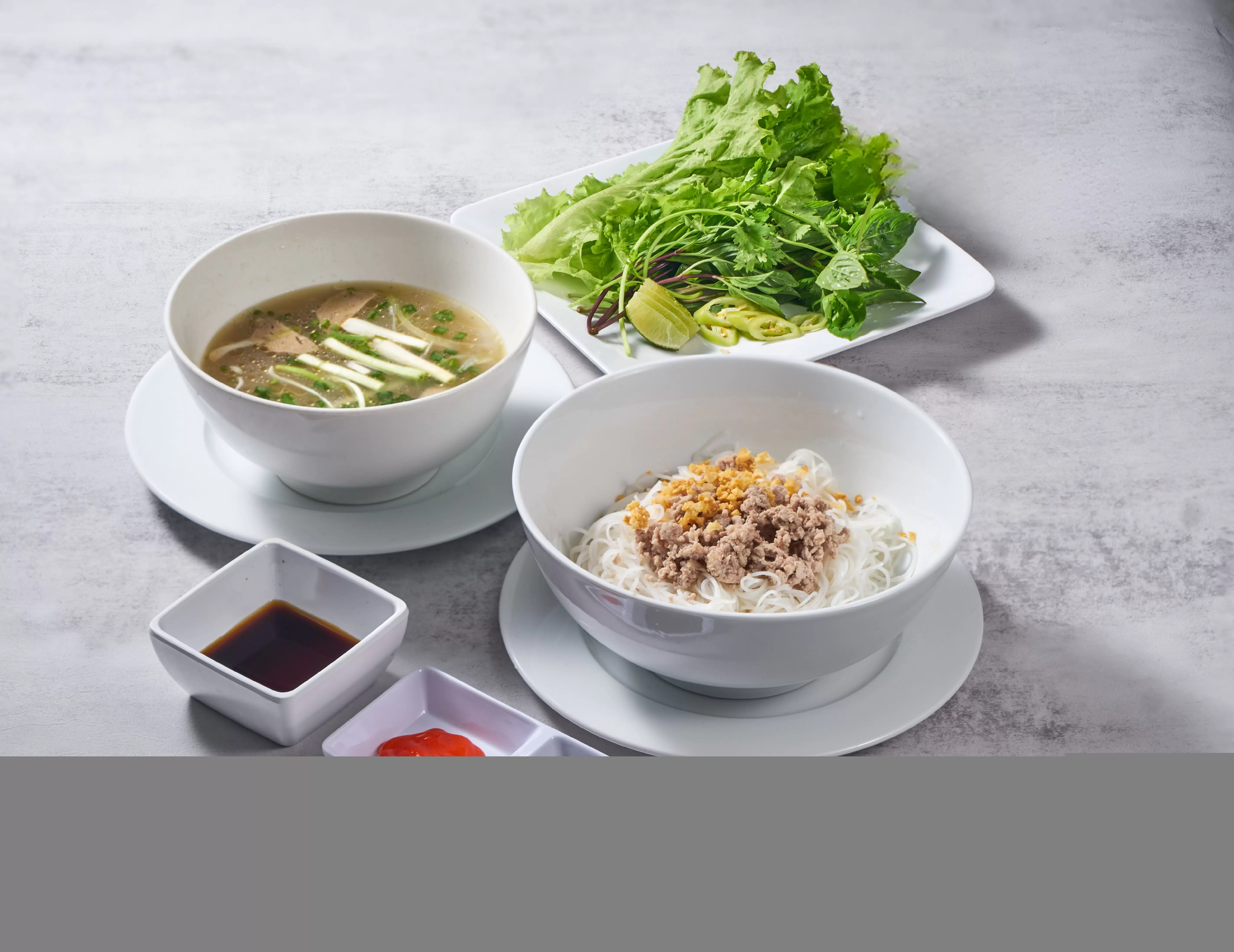 17. TWO-BOWL PHO  DRIED NOODLE PHO - Phở Khô