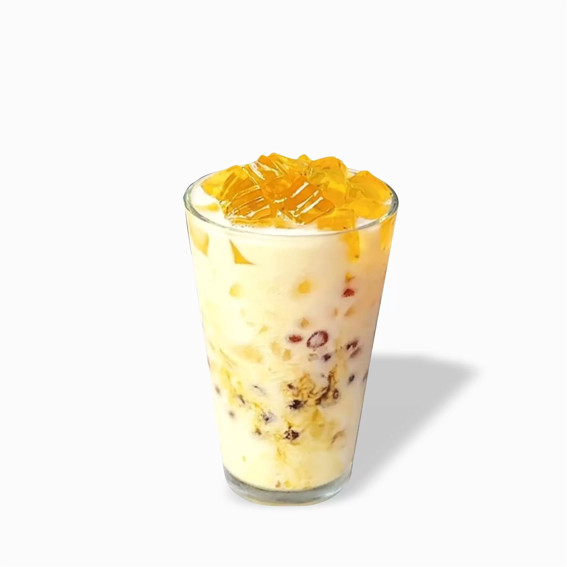 11. Yogurt shaken with Osmanthus and Boba - Sữa Chua Lắc Trân Châu Thạch Quế Hoa 